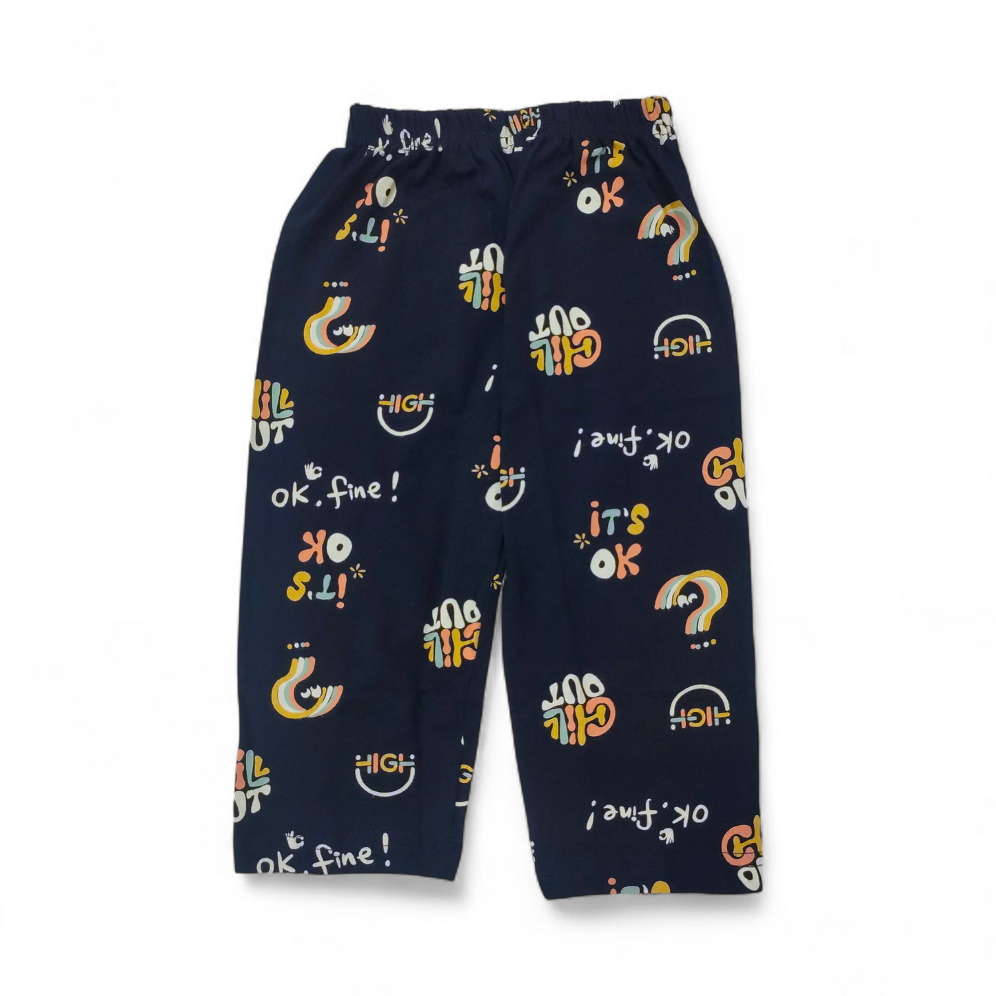 Pack of 5 Kids Cotton Track Pants | Soft & Breathable Pajamas (0โ3 Years)